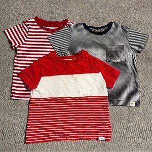 Baby GAP striped shirt with pocket (bundle of 3) 12-18 months